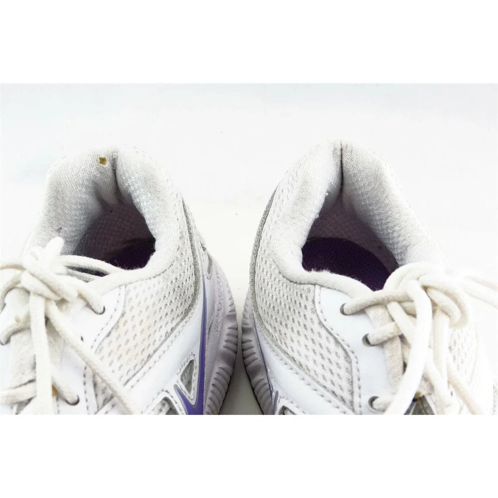 Nike‎ Women Sz 7 M White Lace Up Running Synthetic Shoe